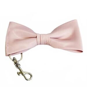NEW ELLISON+YOUNG women's bow bag charm and keychain in pink